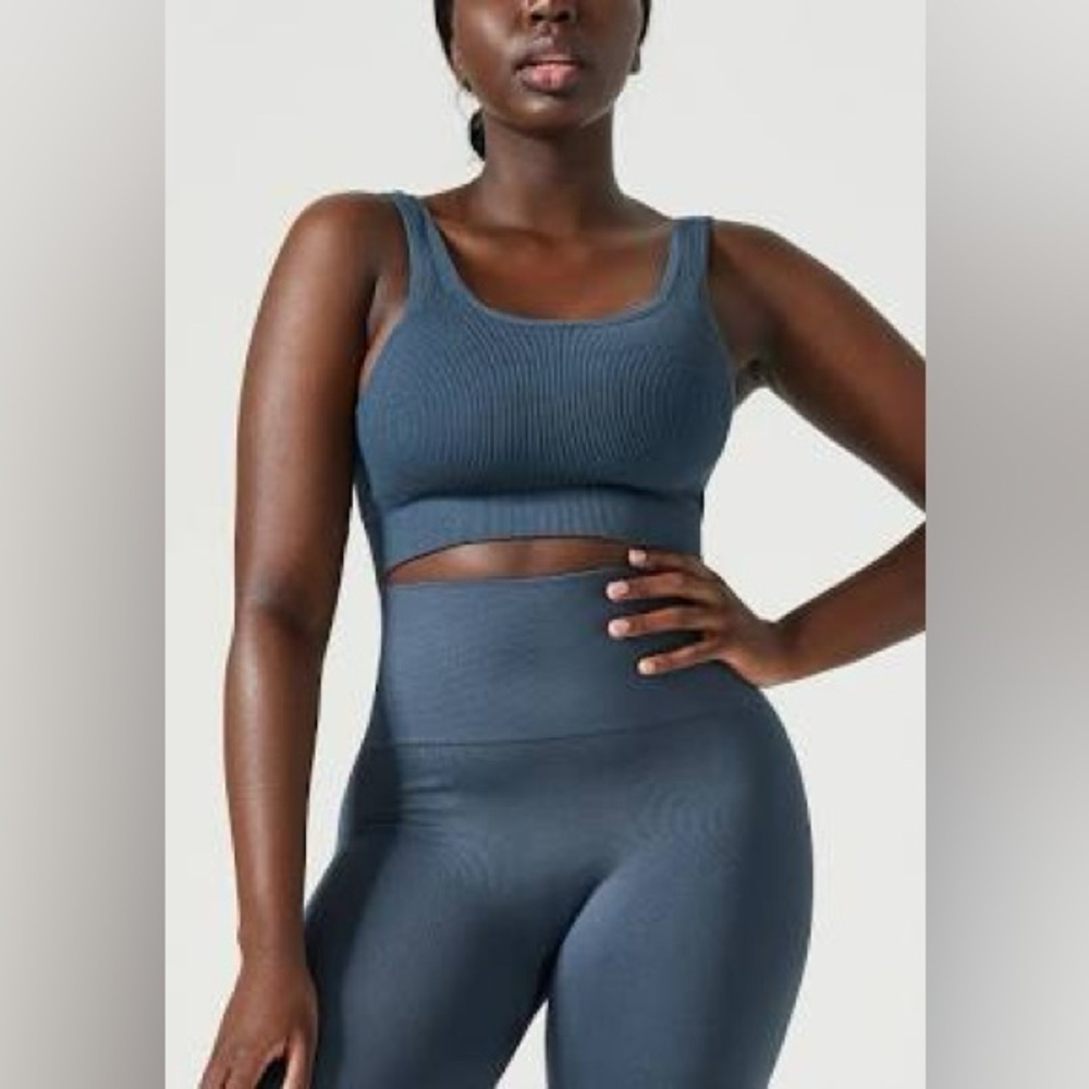 BLANQI Everyday Ribbed Seamless Bralette Size Large
